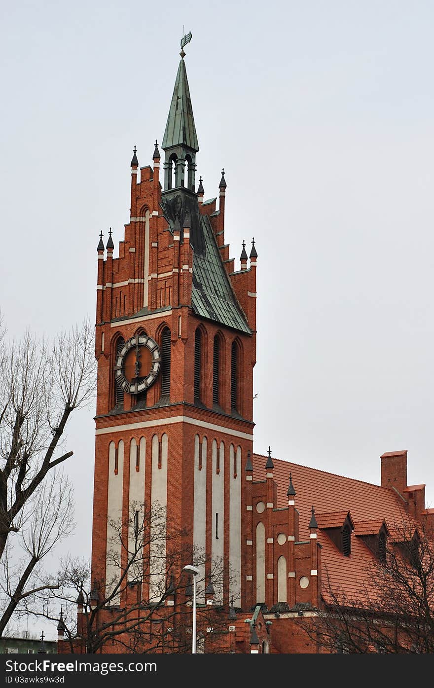 An old church in Kaliningrad