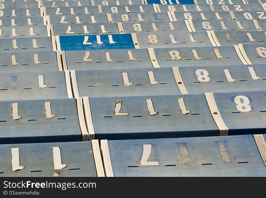 Numbered Seats