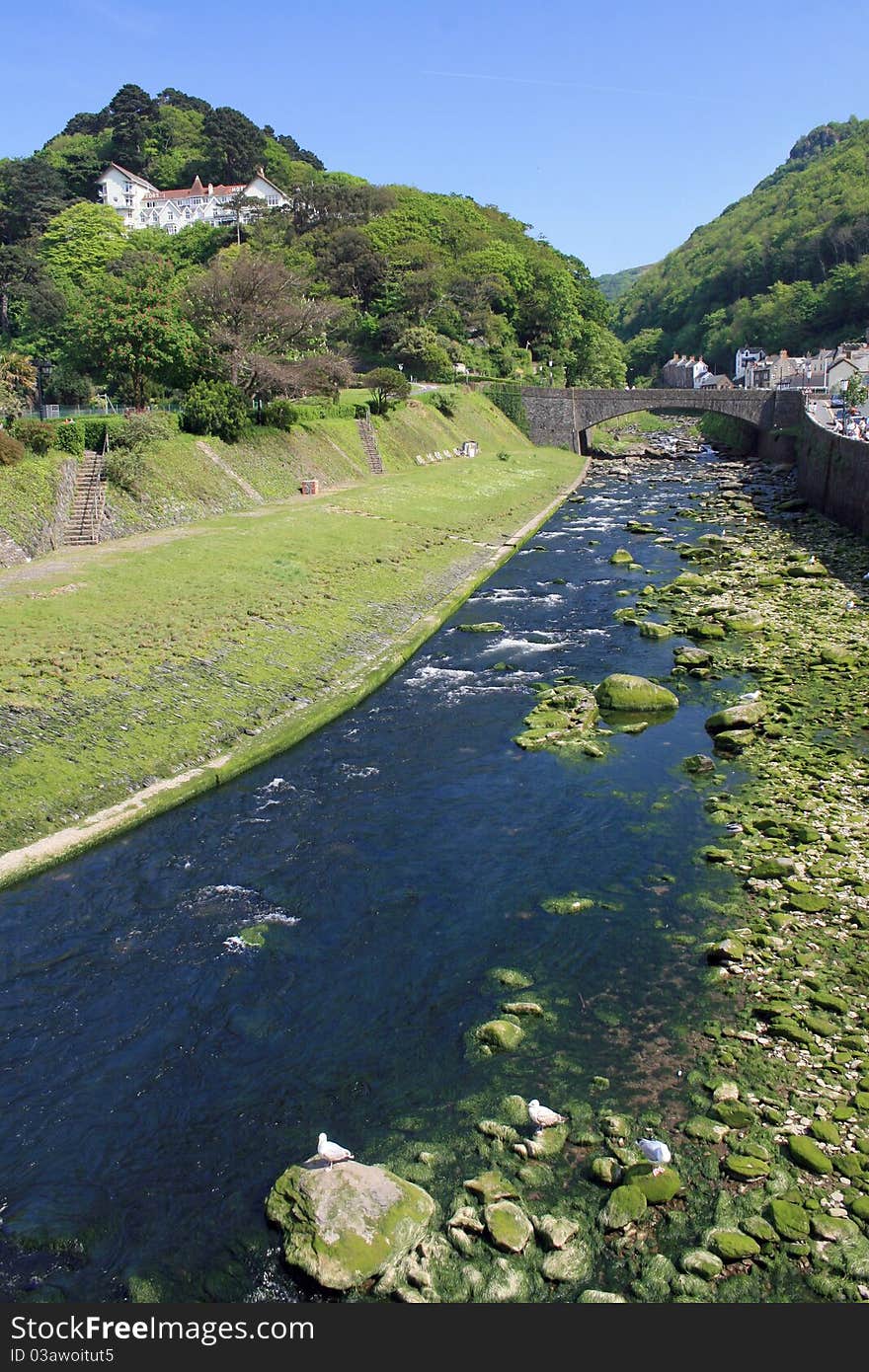 East Lyn River At Lynmouth