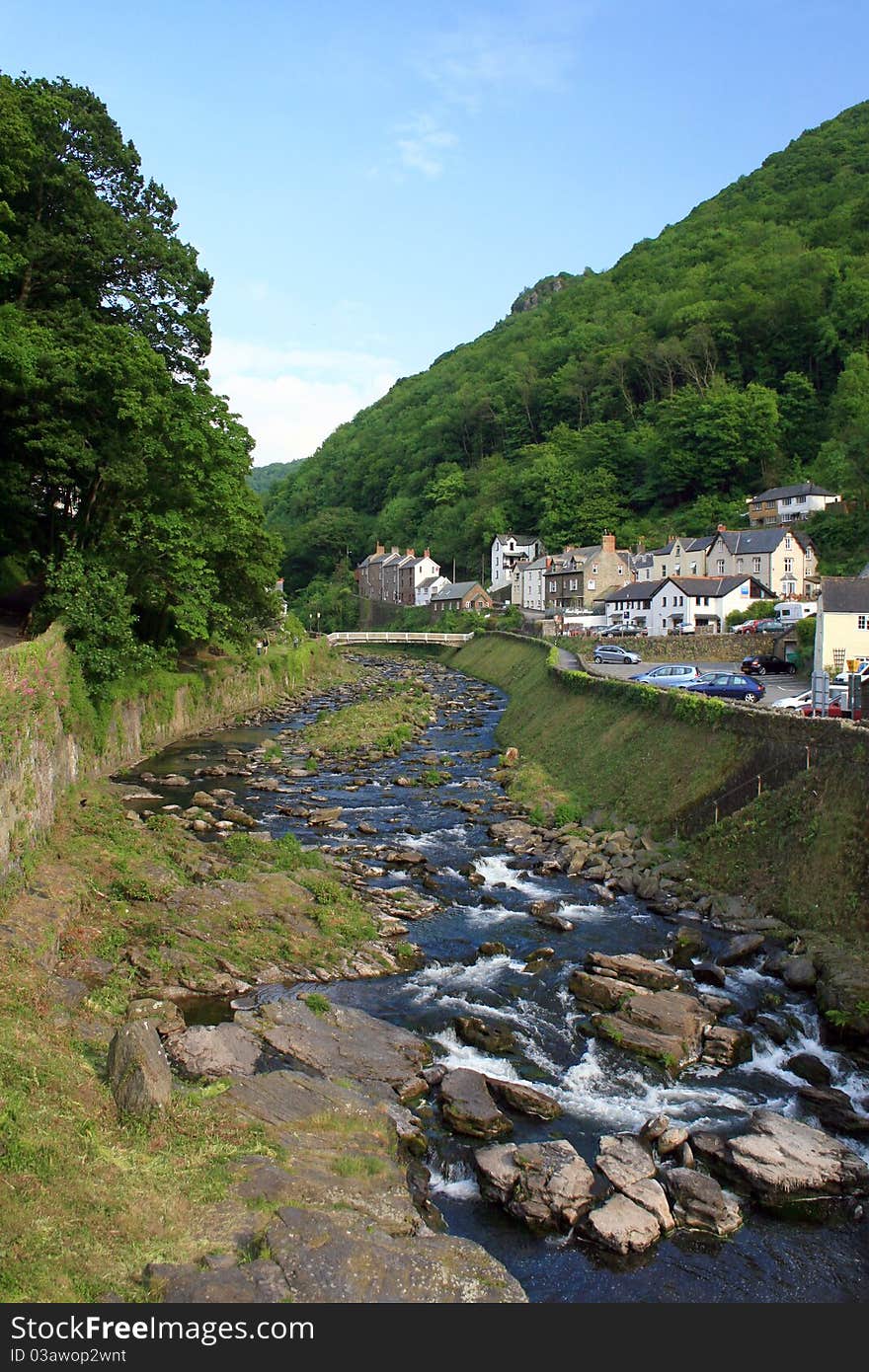 East Lyn river at Lynmouth