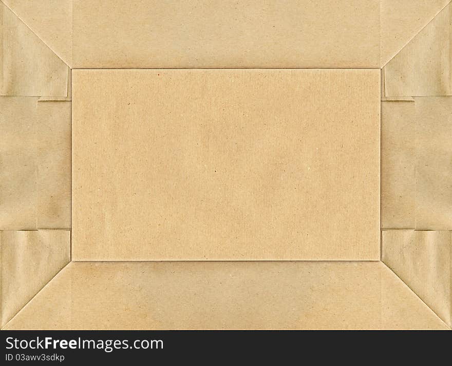 Folded blank paper background, texture. Folded blank paper background, texture