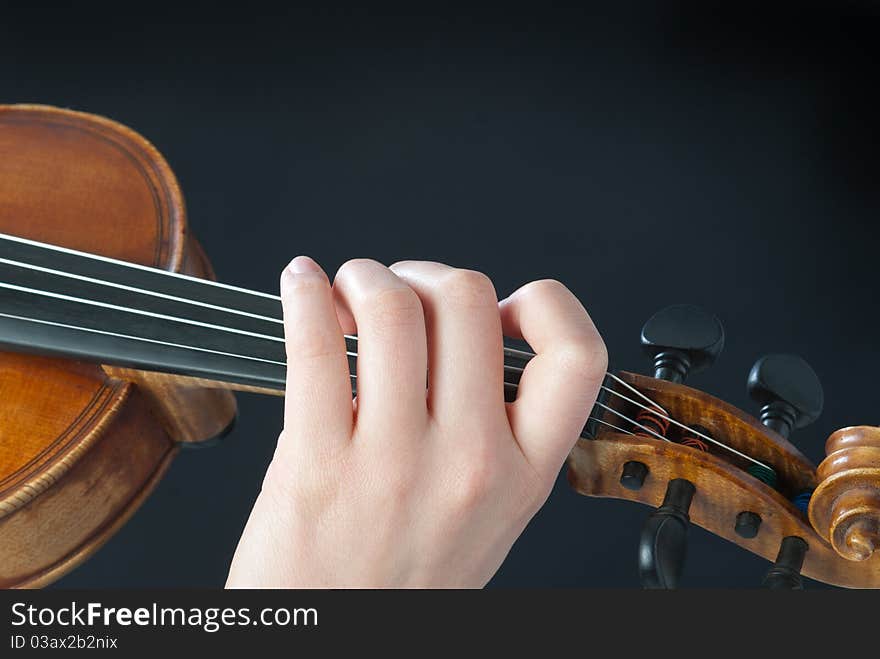 Fingers On The Violin