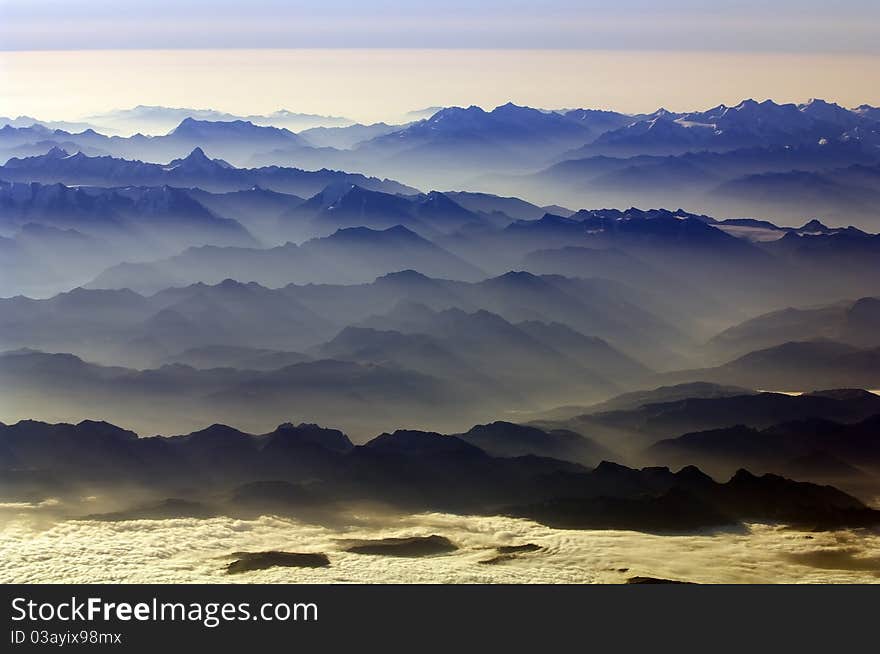 Mountains And Fog