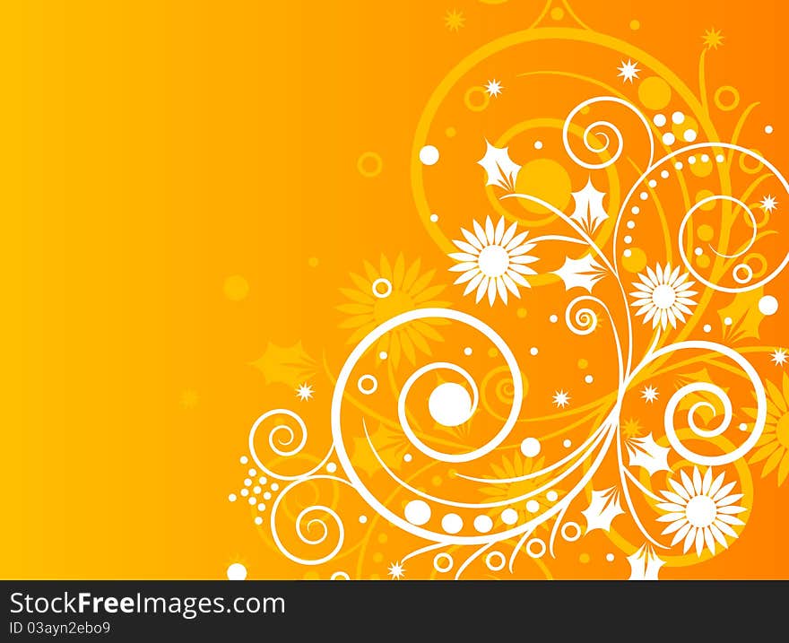 Vector floral abstract background 1. Vector floral abstract background 1