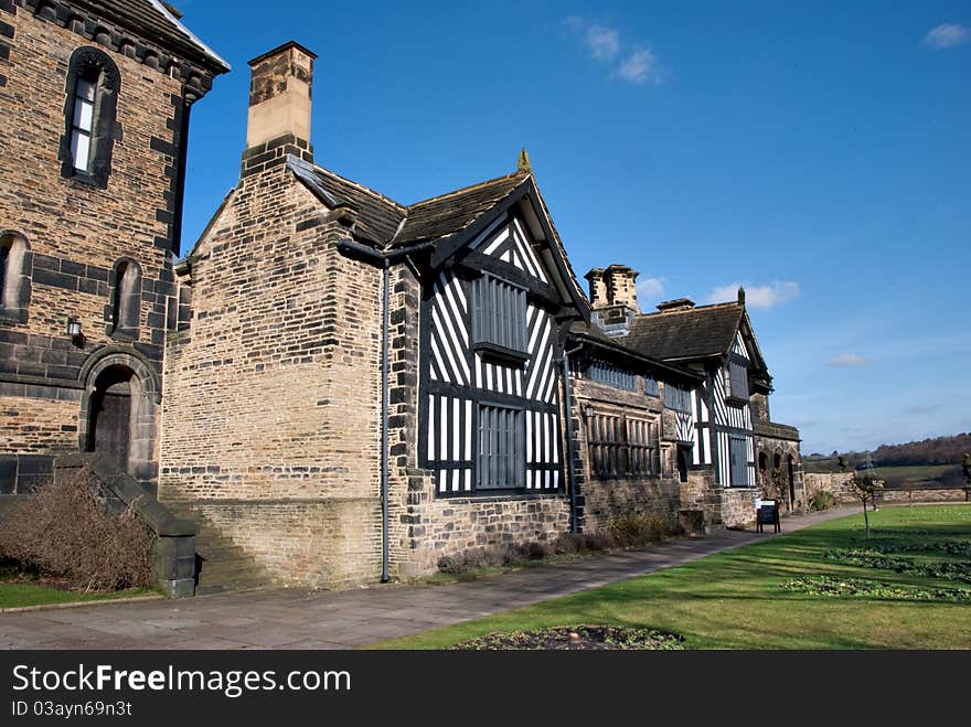 Shibden Hall a Half Timbered Tudor Manor House in Halifax Yorkshire. Shibden Hall a Half Timbered Tudor Manor House in Halifax Yorkshire