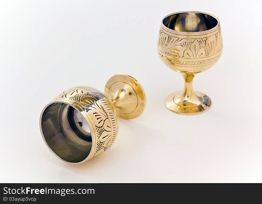 yellow goblets