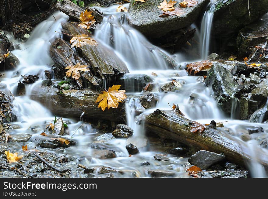 Waterfall in Harrison BC Canada. Waterfall in Harrison BC Canada