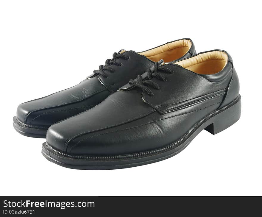 Closeup of black male ellegant shoes. Closeup of black male ellegant shoes