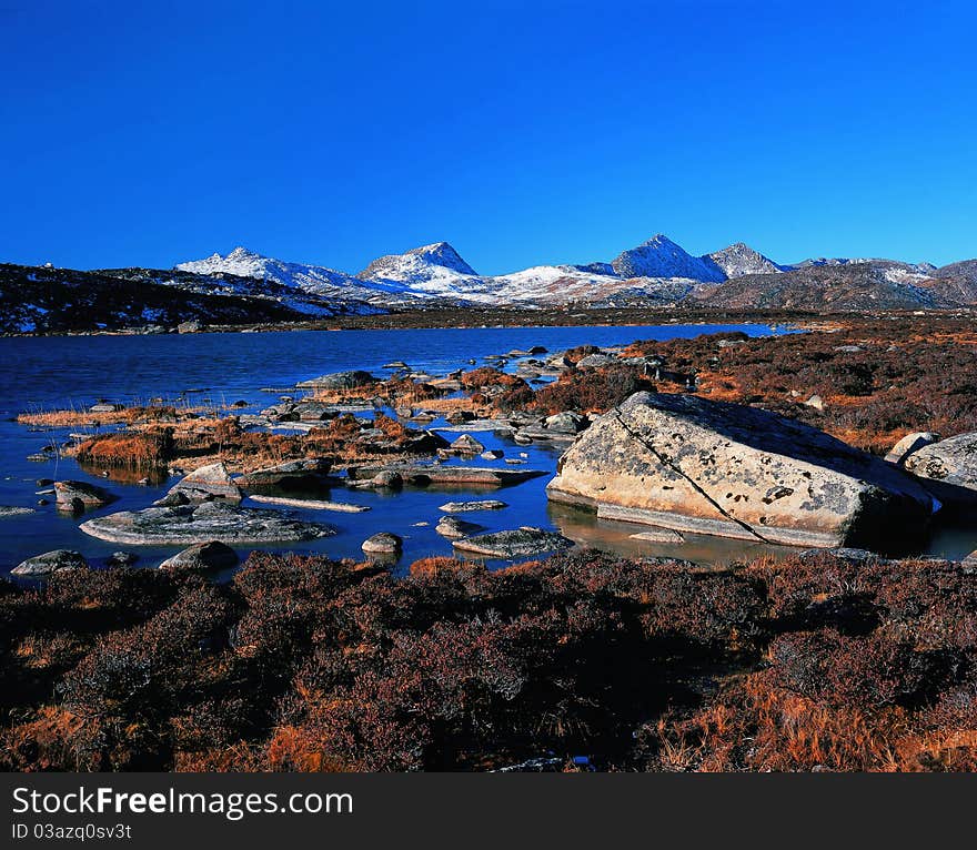 Qiuet world view in DaoCheng,SiChuan,China