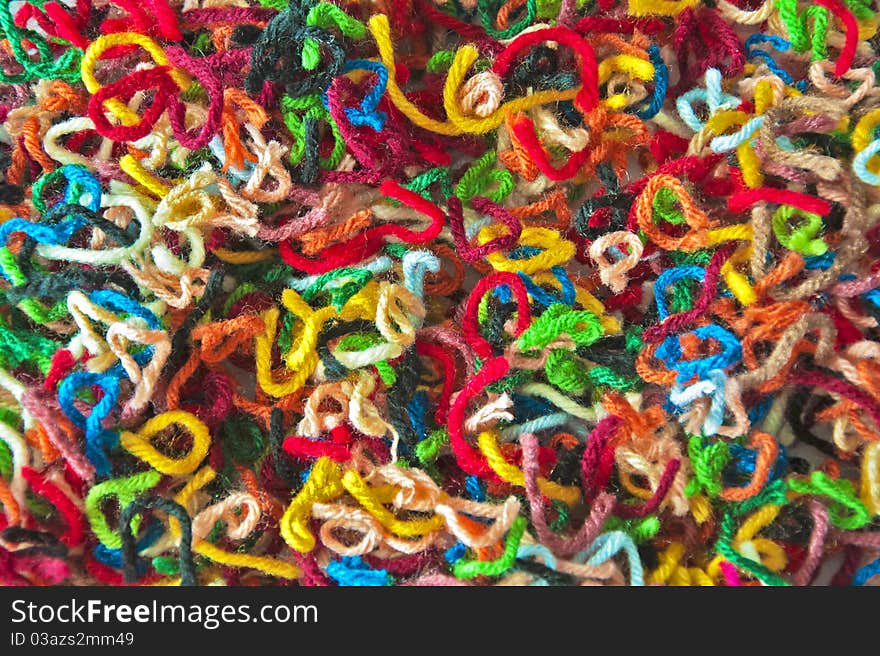 Abstract background with colorful threads. Abstract background with colorful threads