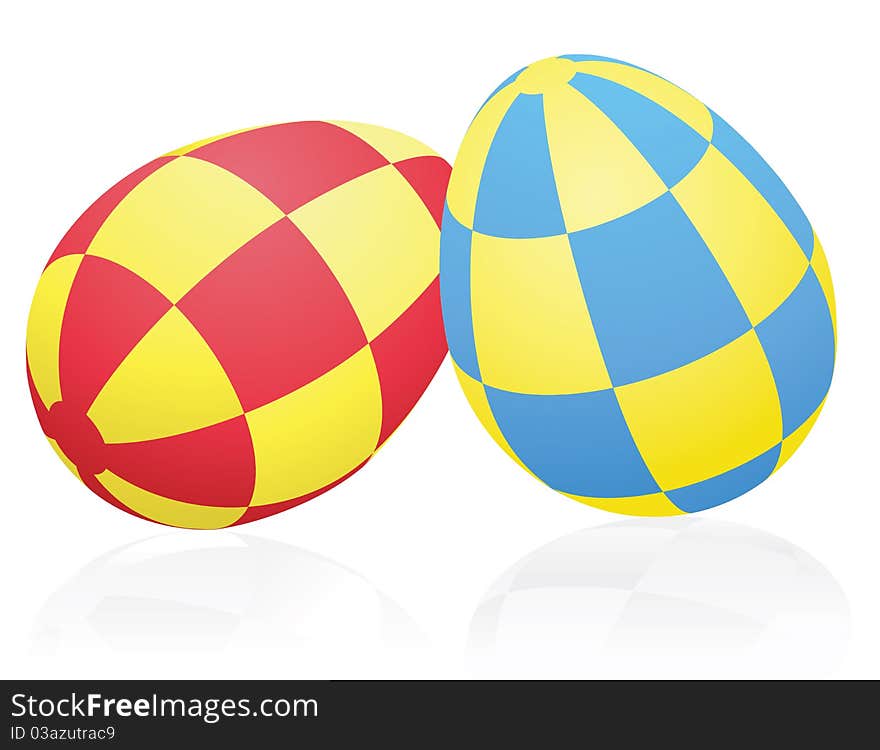 Ornamental Easter eggs