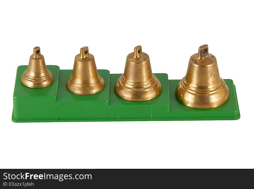 The four bells isolated on a white background