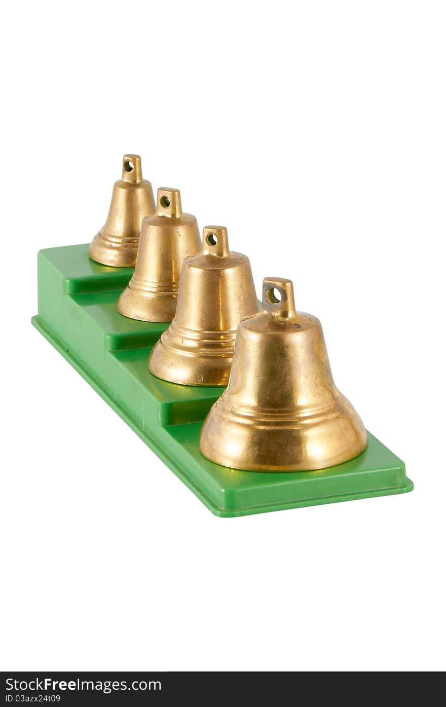 The four bells isolated on a white background