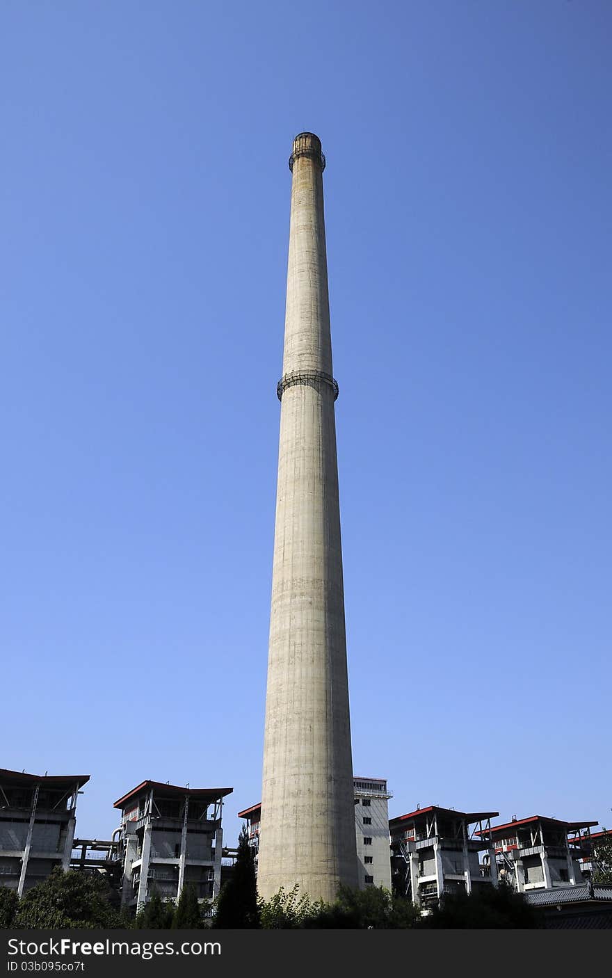 Chimney of power station