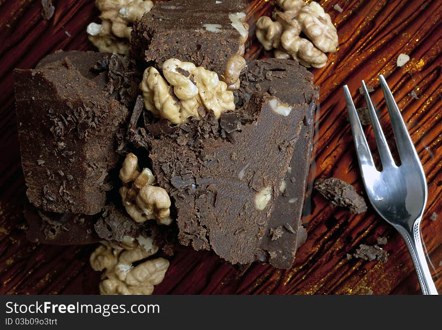 Chocolate Sweet With Walnuts