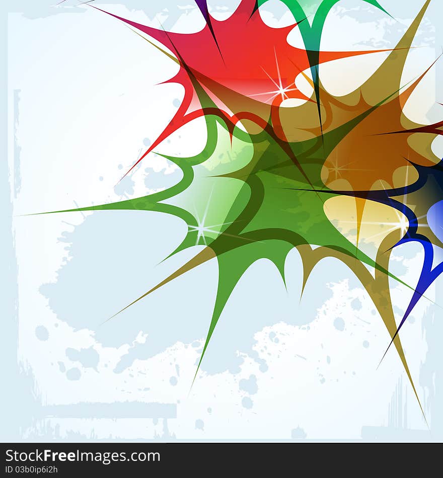 The  abstract color background