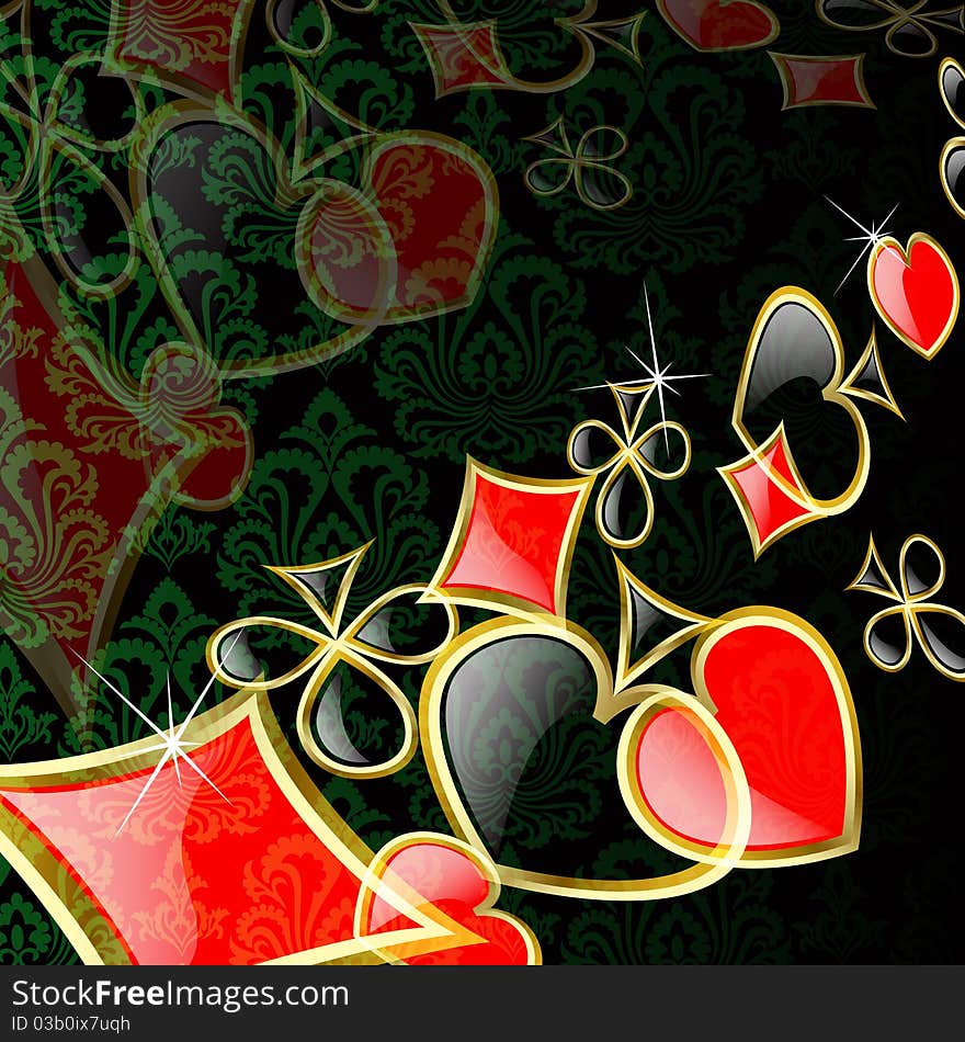 The abstract play card background eps 10. The abstract play card background eps 10