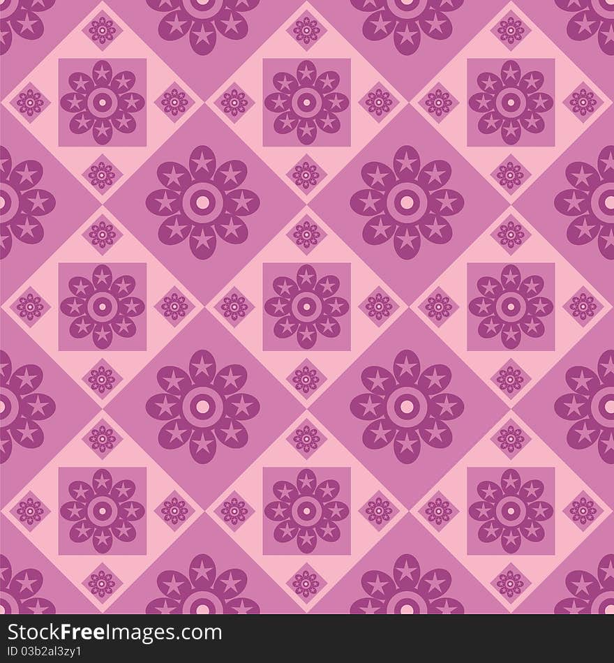 Cute colorful pattern with flowers. Cute colorful pattern with flowers