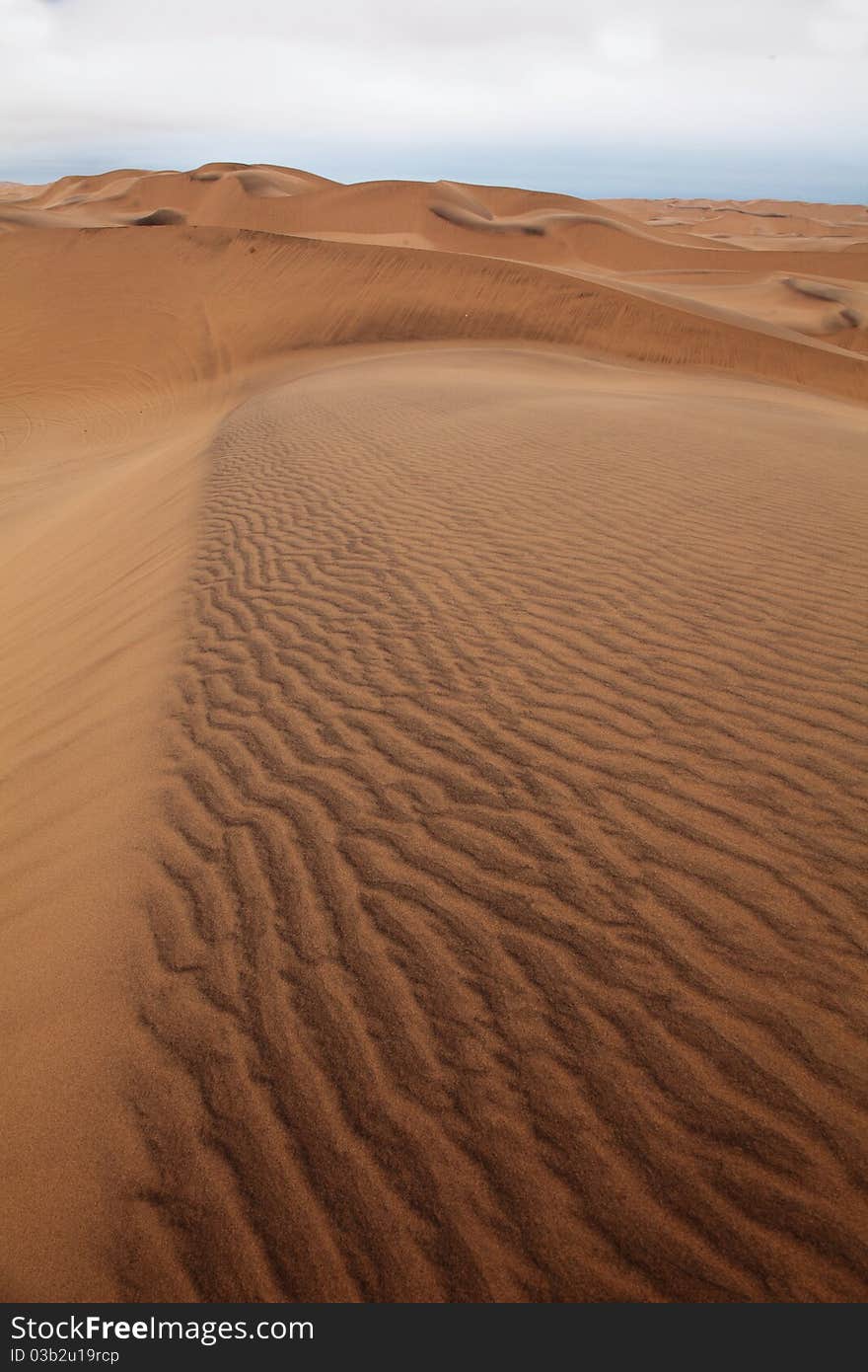 Magnetite edged Dunes Namibia