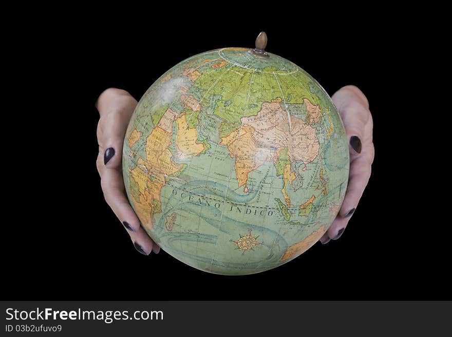 The world in his hands