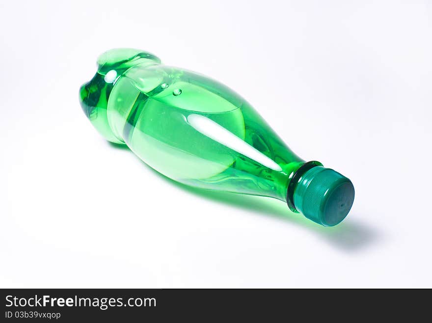 Bottle in a white background