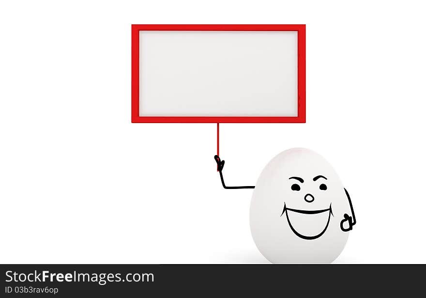 Egg with board