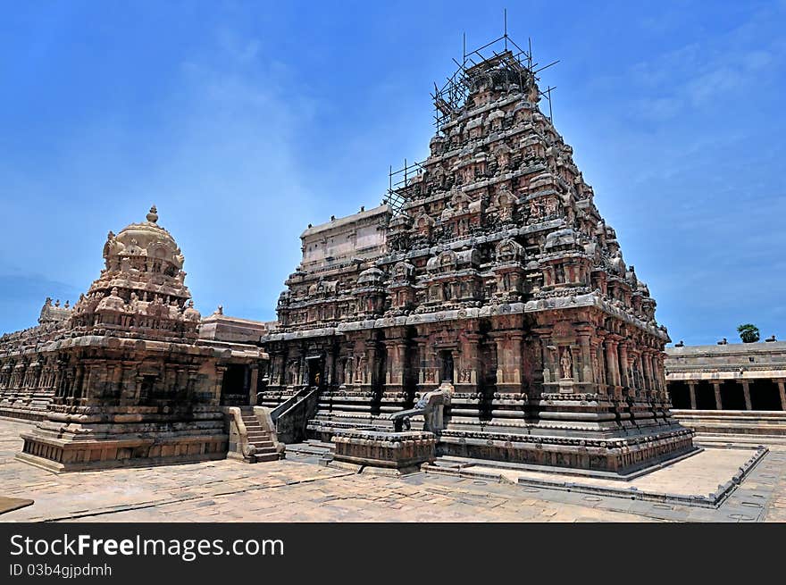 Intricate artwork at ancient hindu temple. Intricate artwork at ancient hindu temple