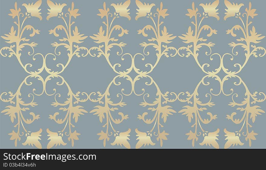 Floral seamless pattern ( illustration)