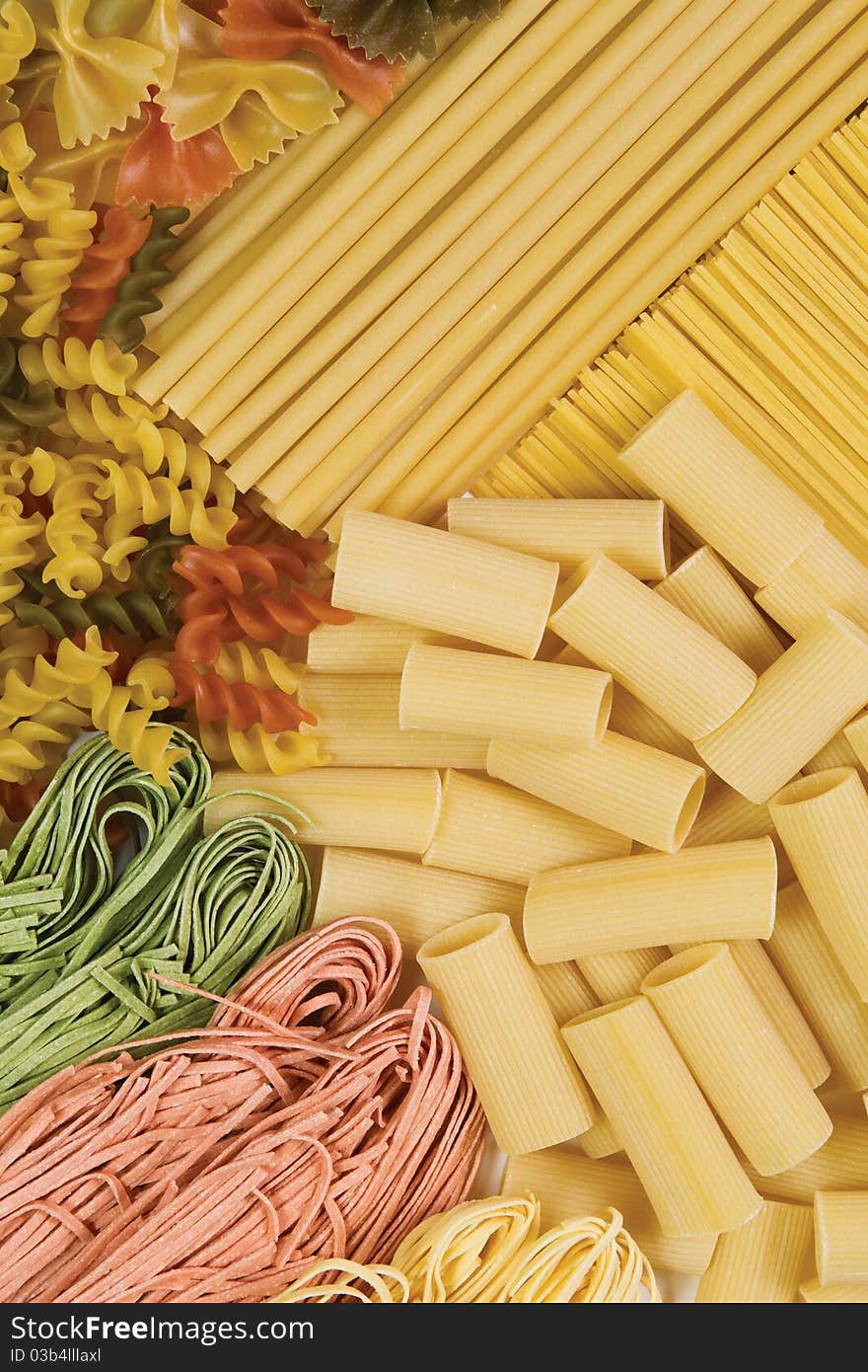 Colorful Original Italian Pasta Collection