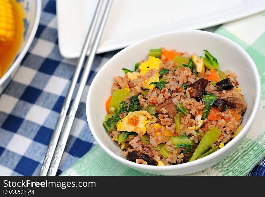 Healthy Oriental Fried Rice