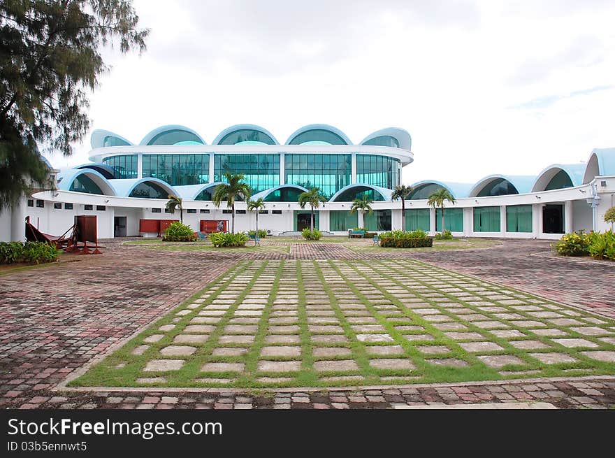 Image of sea sport complex in asia