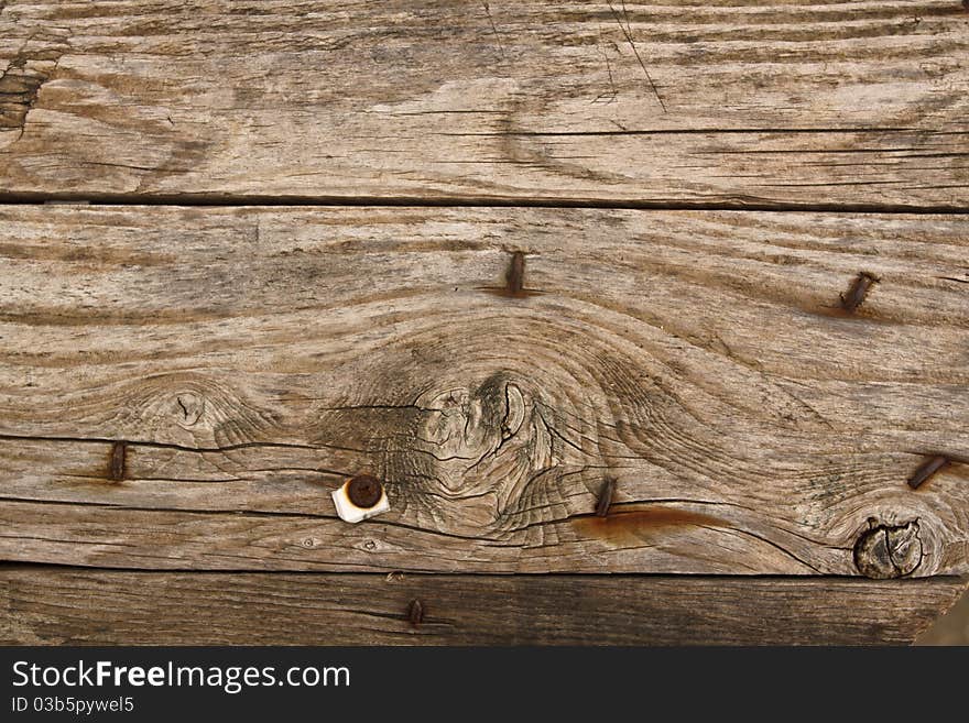 An old wooden rough background. An old wooden rough background