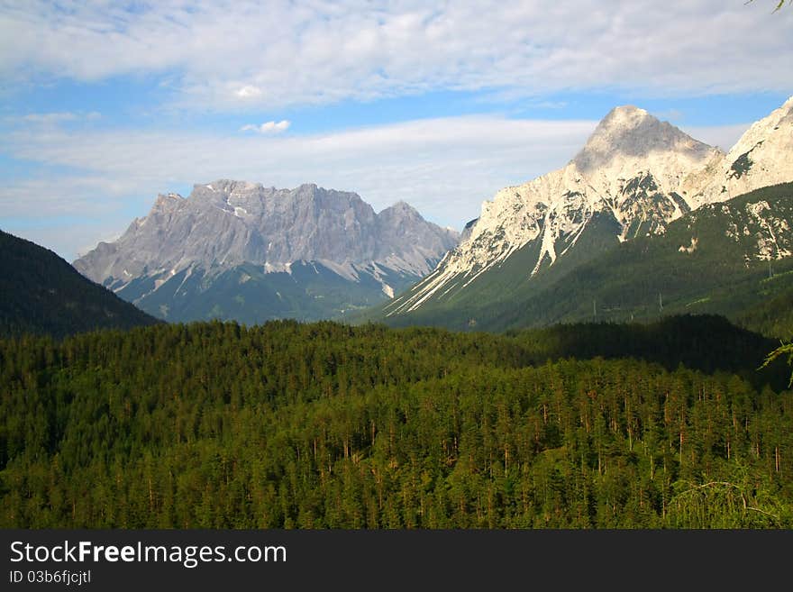 Zugspitze is the biggest peak in Germany