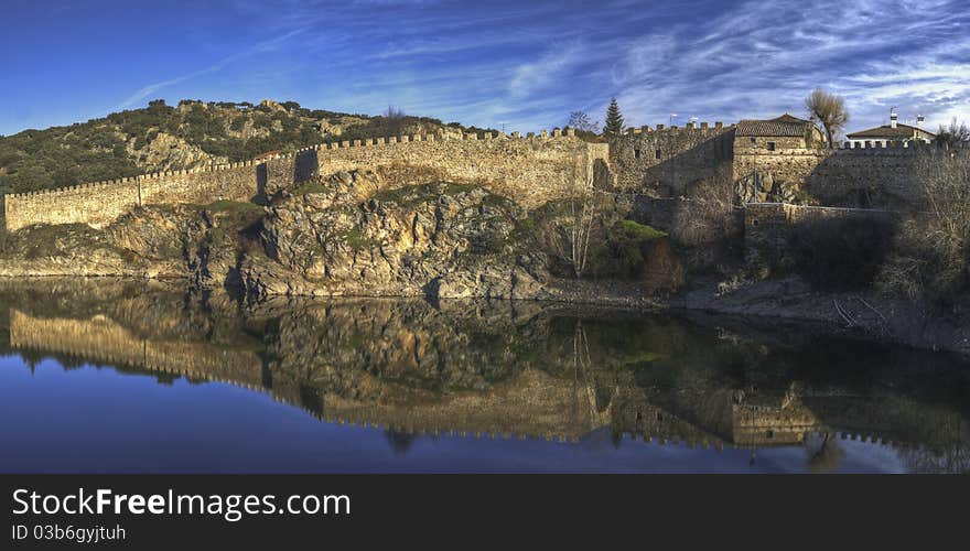 Medieval Village in Madrid province. Medieval Village in Madrid province