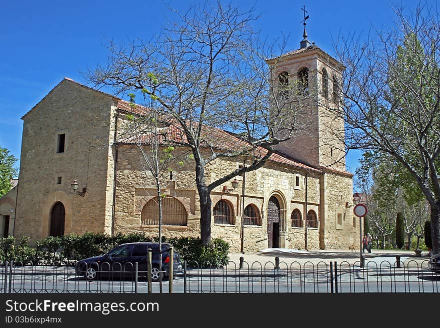 Ancient catholic church in Segovia (Spain). Ancient catholic church in Segovia (Spain)