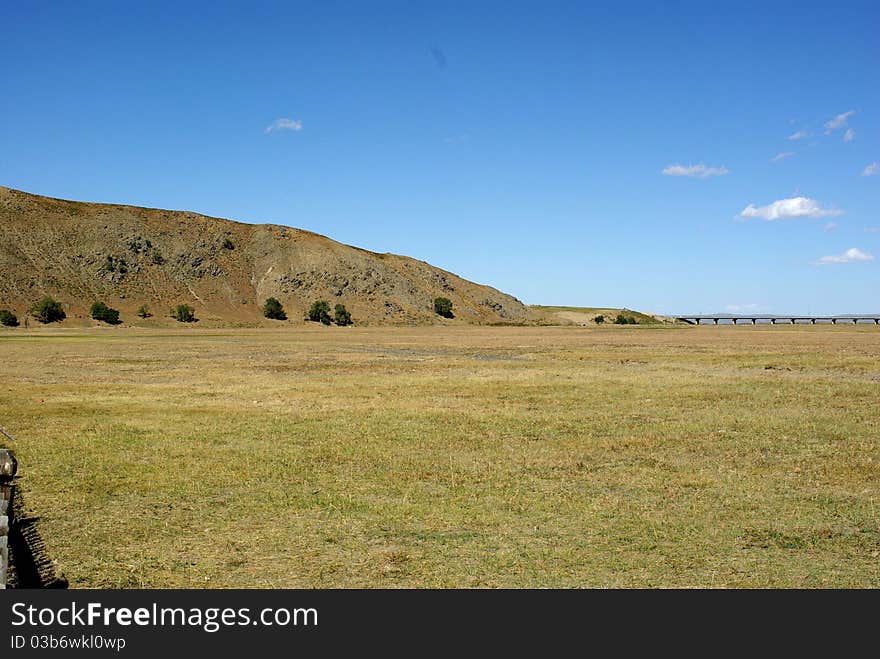 Landscape in Mongolia