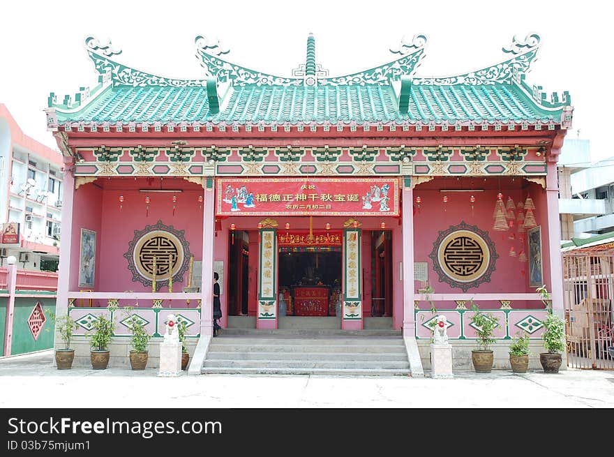 This is an old temple in labuan