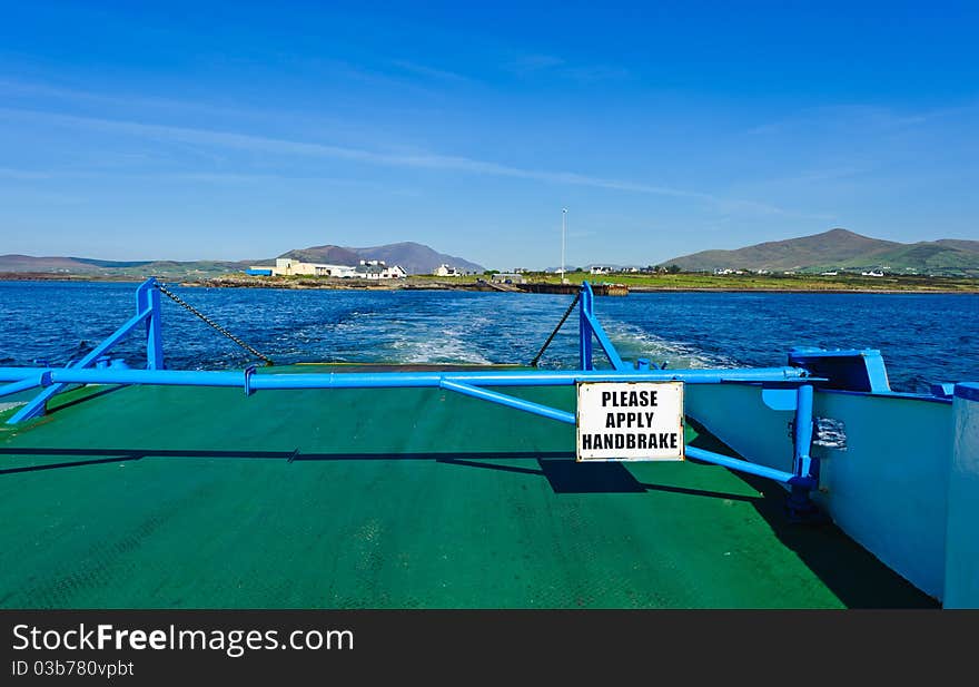 Ferry boat cross, Ireland