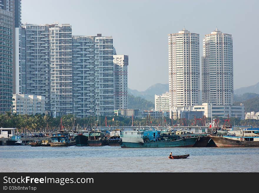 Buildings by the bay