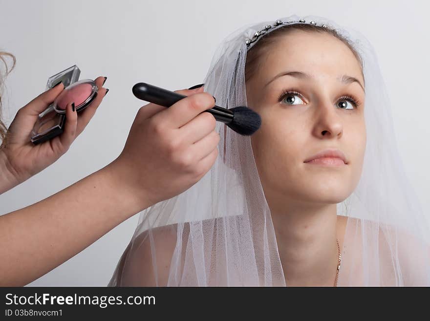 Bride make-up