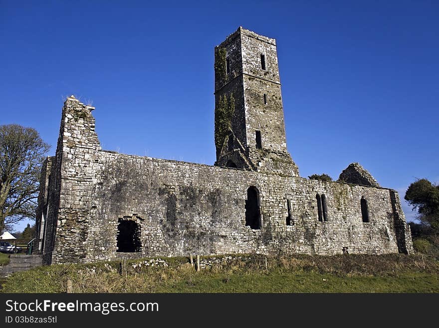 Ancient abbey in Co.Tipperary,Ireland. Ancient abbey in Co.Tipperary,Ireland