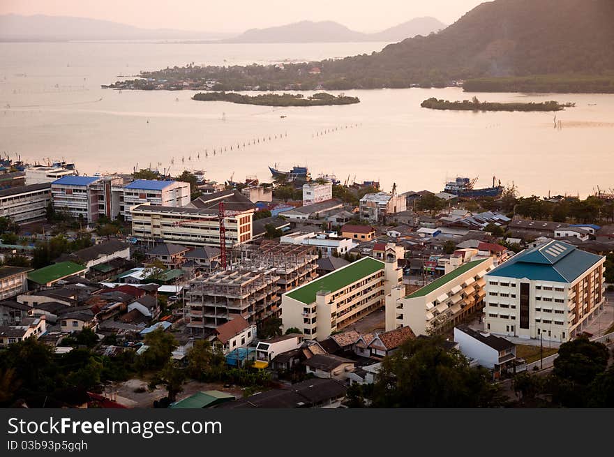 Songkhla In Sunset