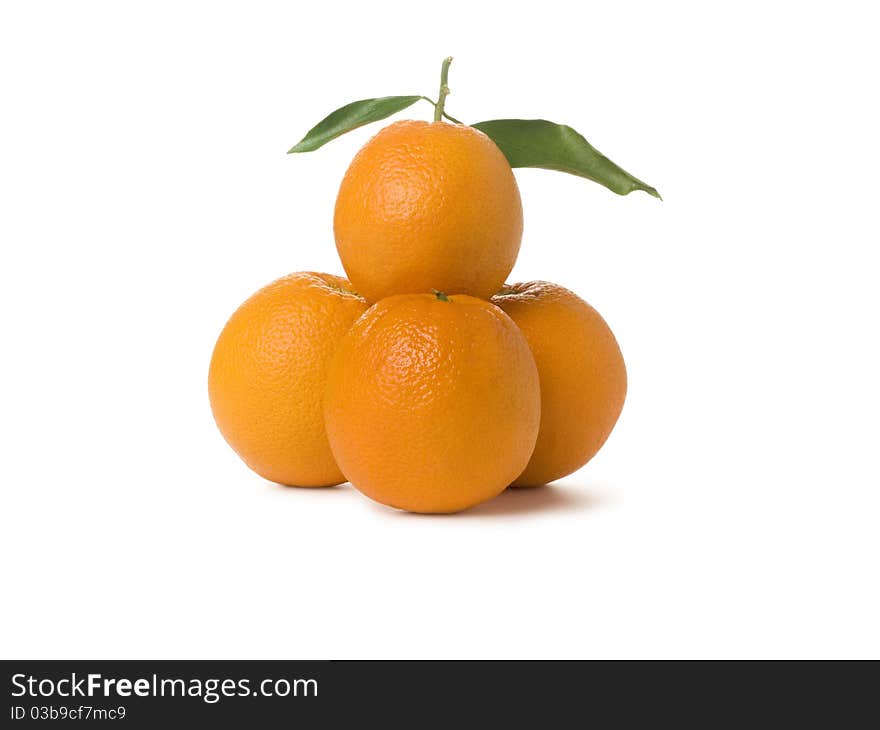 Orange isolated on white background