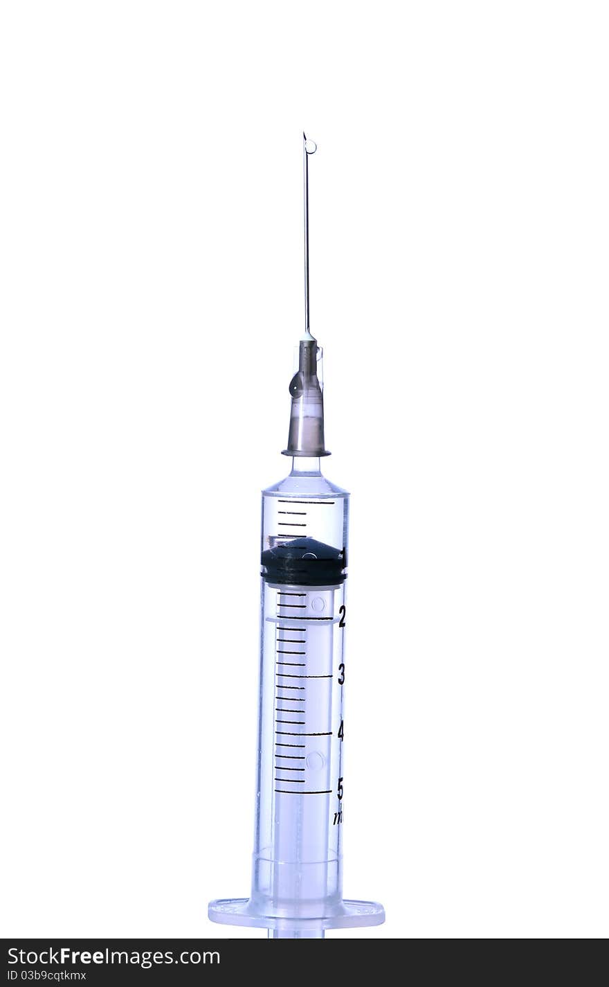 Intramuscular syringe.