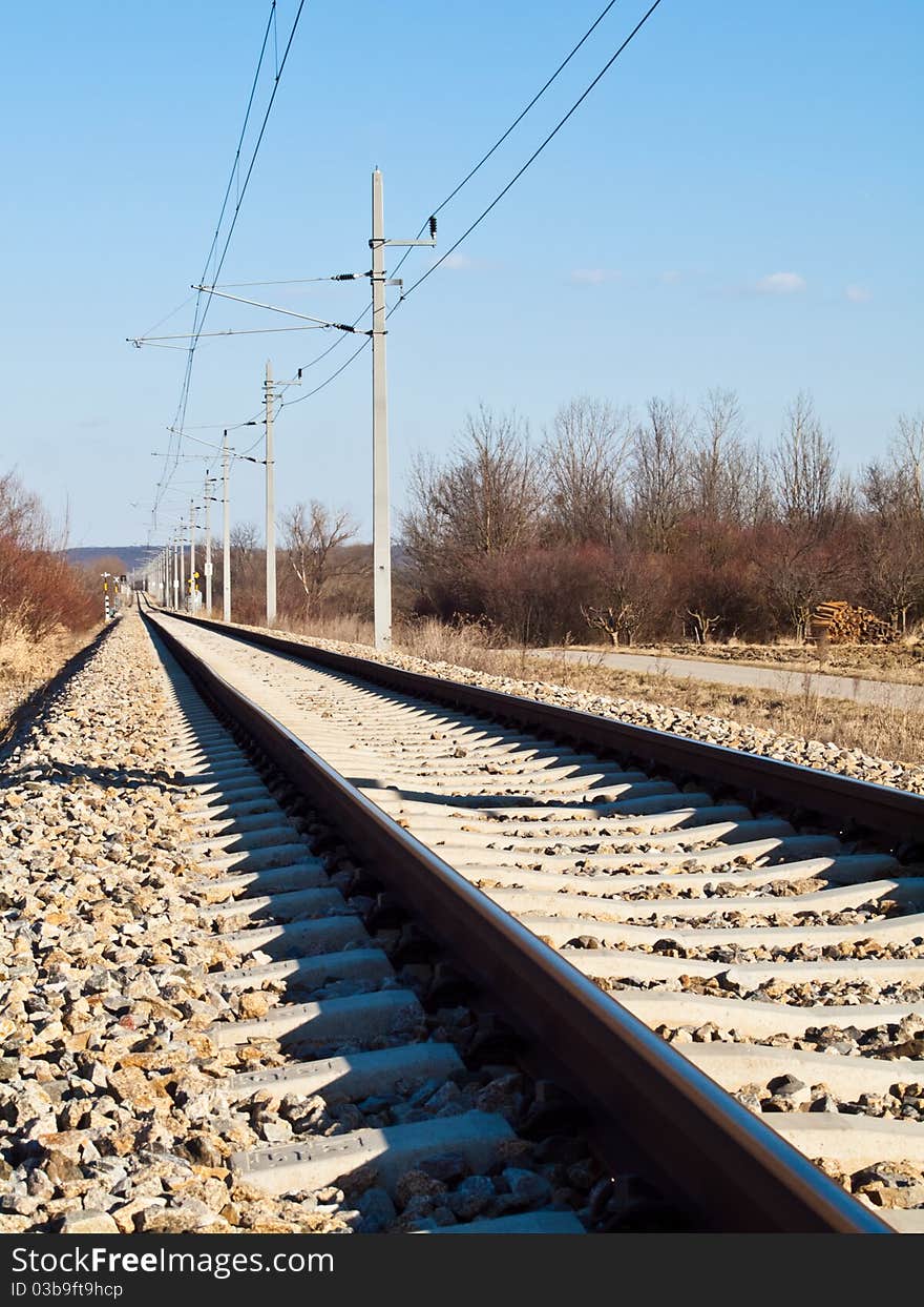 Train Rails, transport ecologically with less emissions and energy