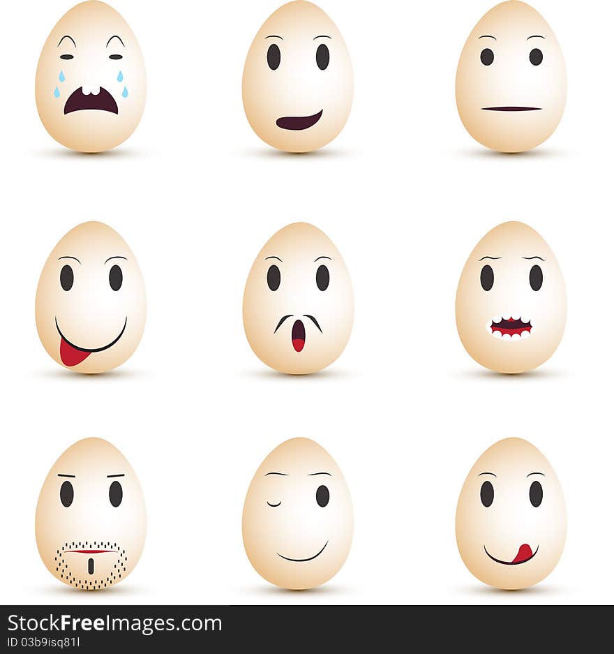 Emoticons eggs