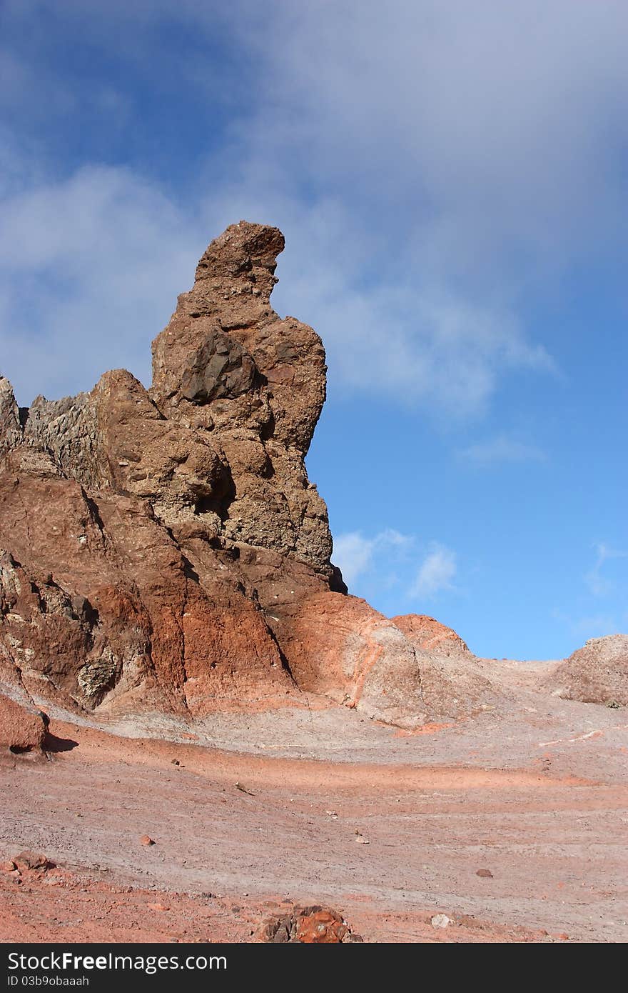 Rocks of volcano Teide