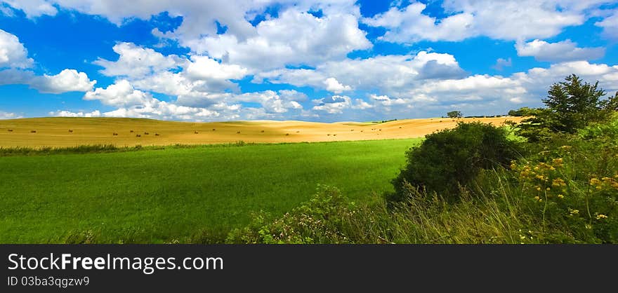 Beautiful view of the masurian field (Poland). Beautiful view of the masurian field (Poland)