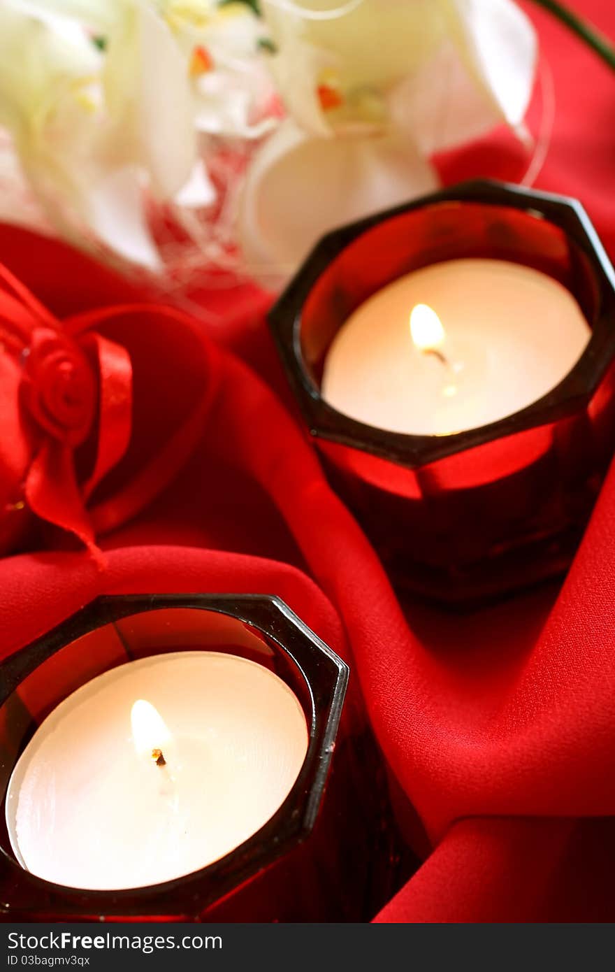 Decoration Red Candles