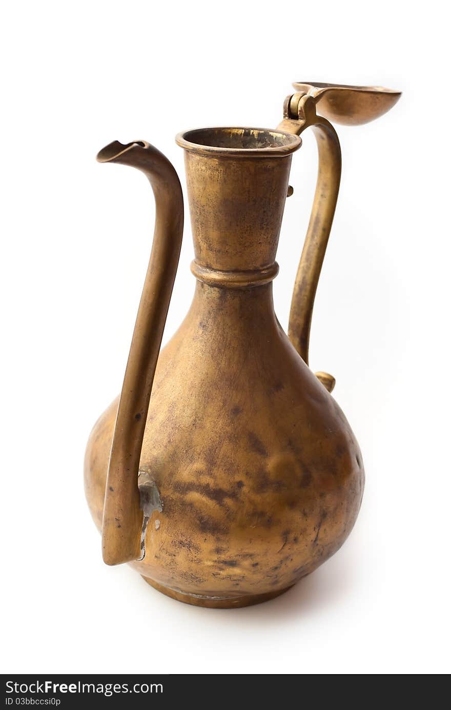 Old vessel with long spout